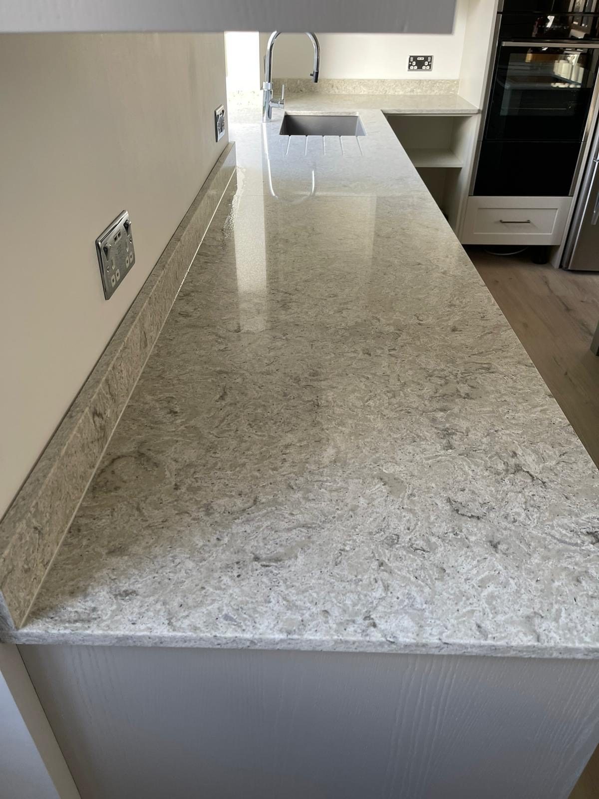 Grey granite worktop, Hampstead