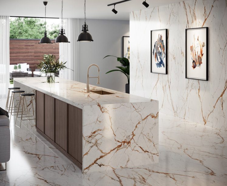 Marble finish example